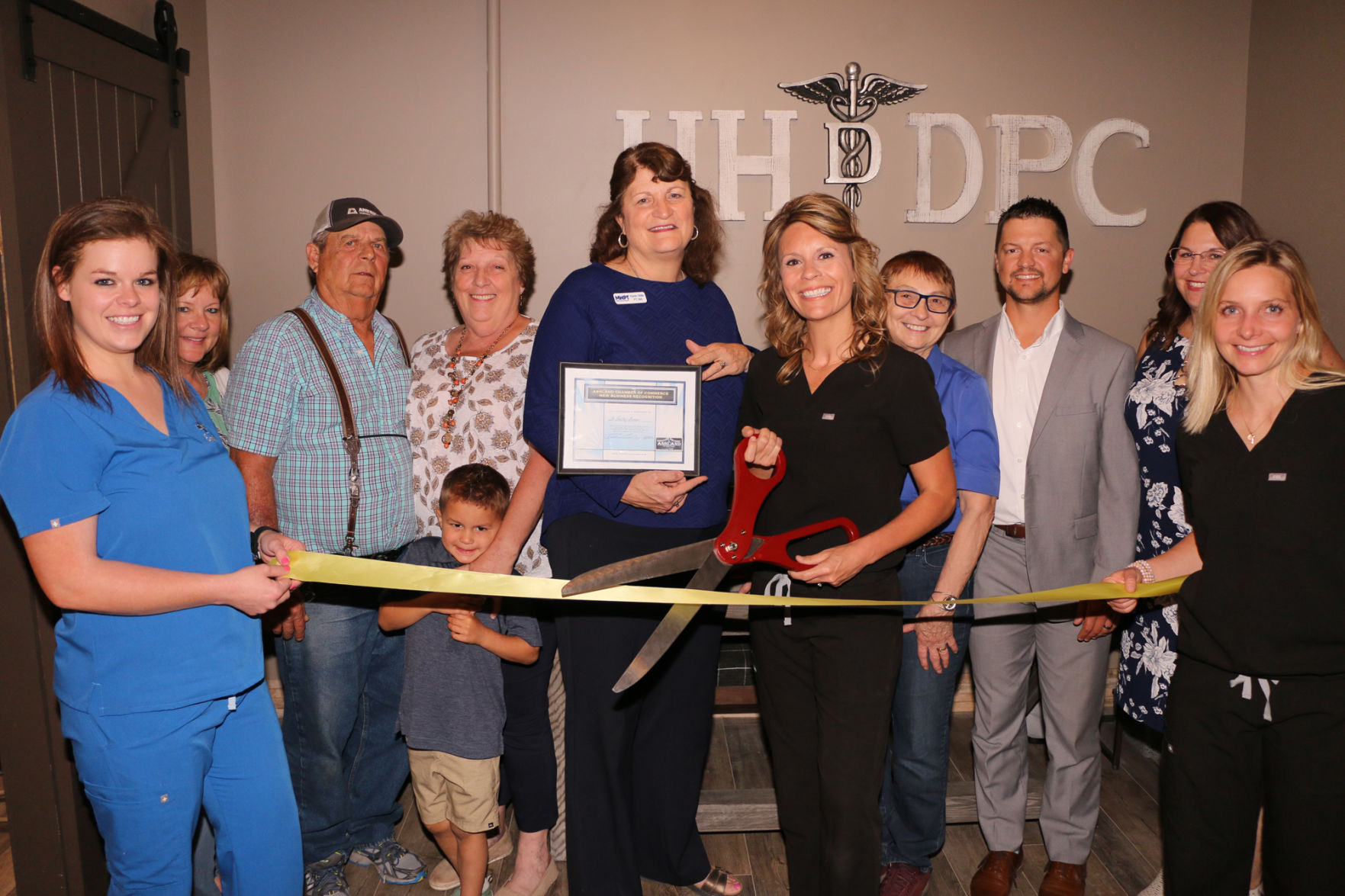 Ribbon cutting